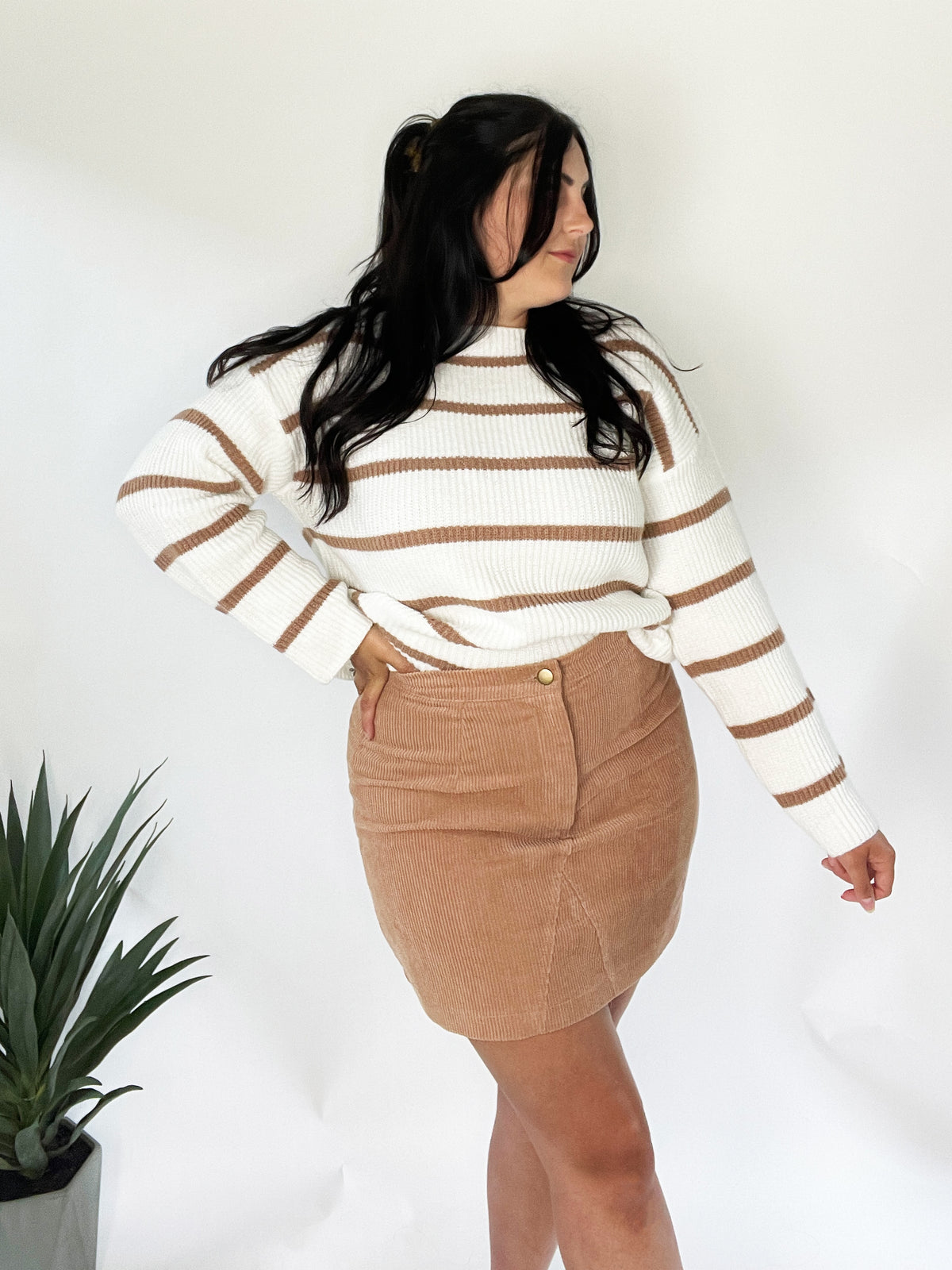 Corduroy Mini Skirt