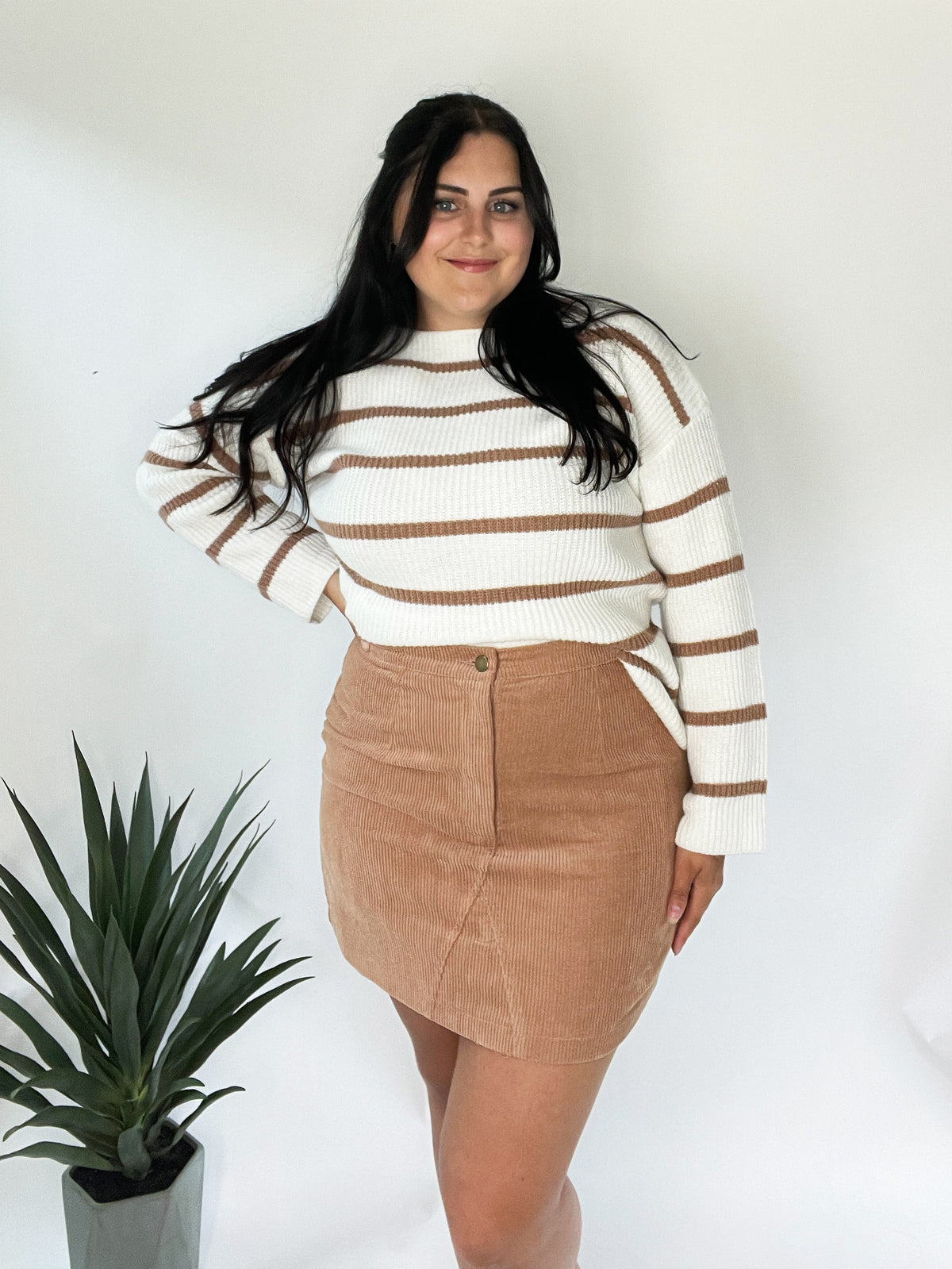 Corduroy Mini Skirt