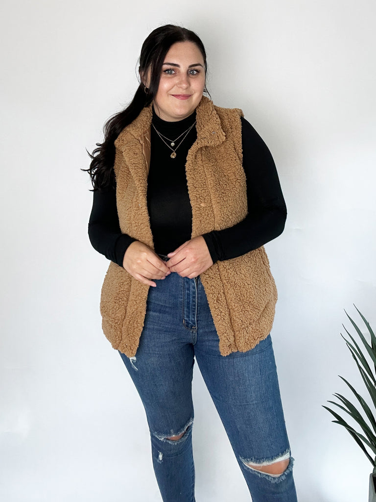 The Fall Sherpa Vest of My Dreams