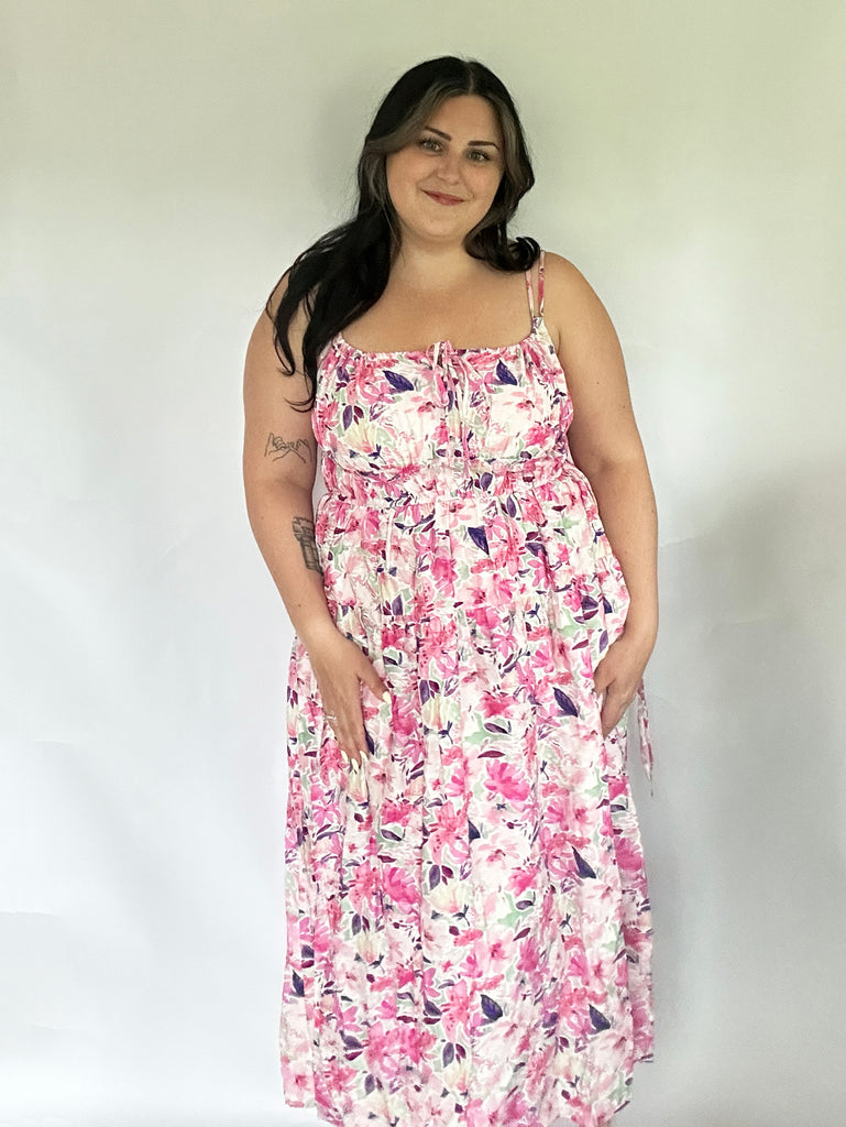 Sunset Floral Sundress
